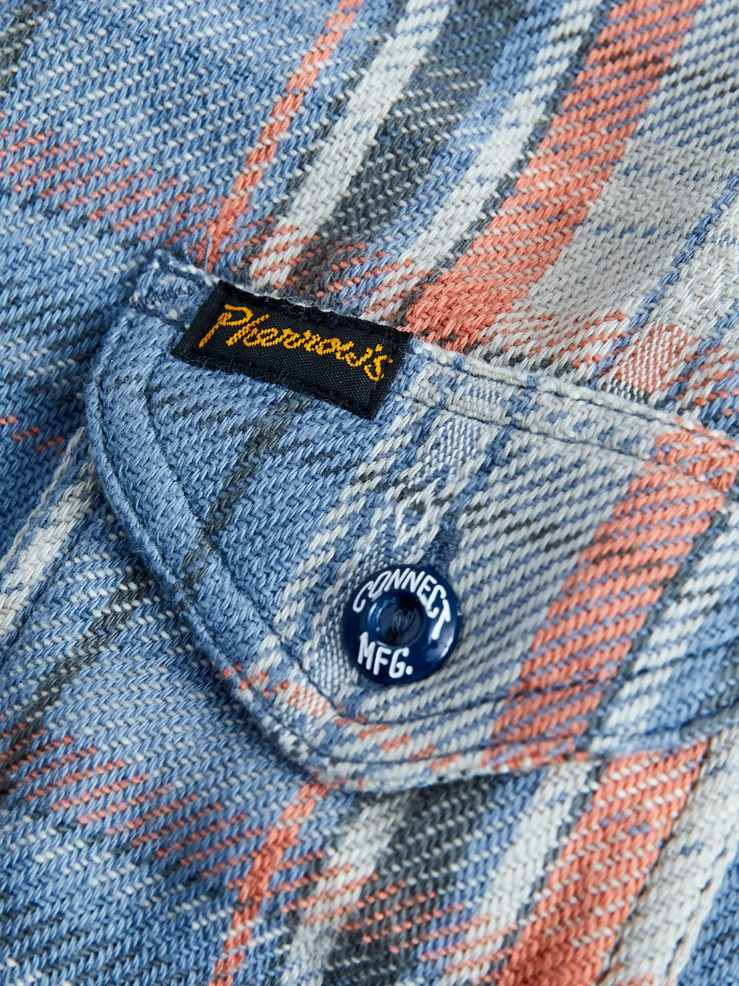 750WS Heavy Flannel Shirt in Blue