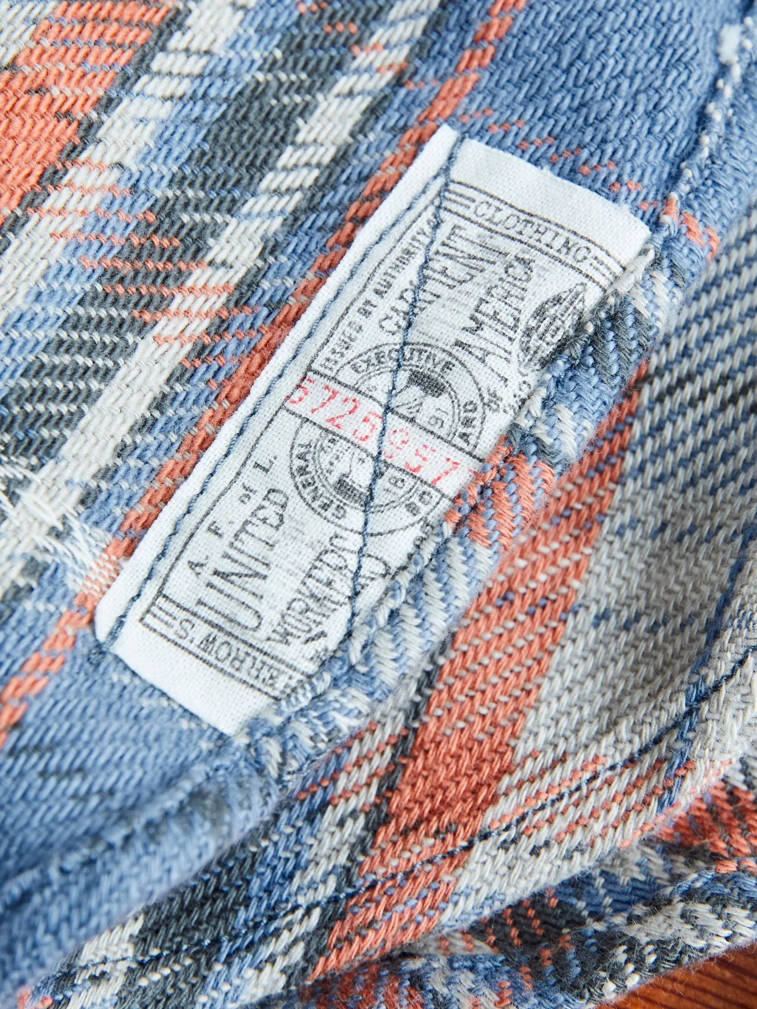 750WS Heavy Flannel Shirt in Blue