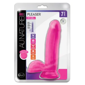 Au Naturel Bold Pleaser Dildo-Pink 7