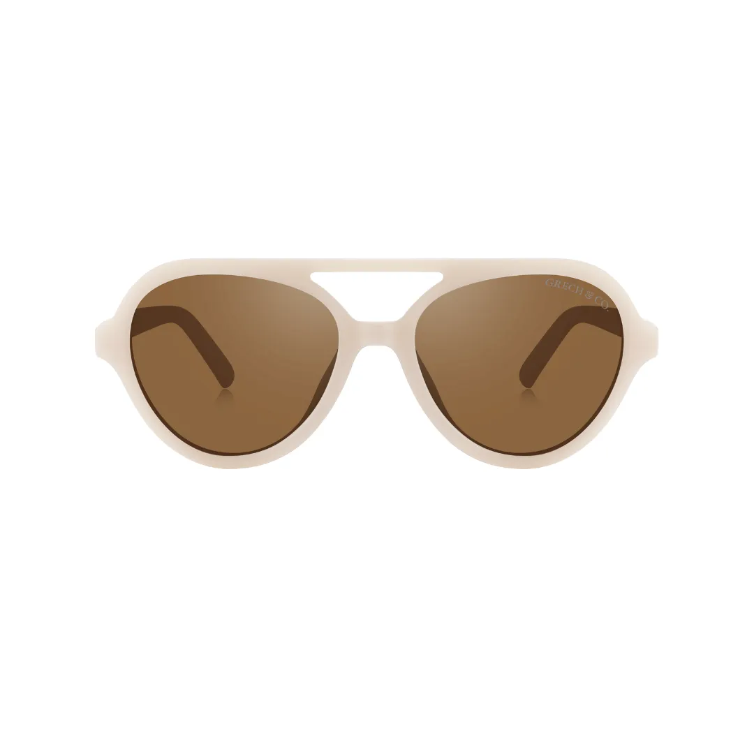 AVIATOR : SEMI-BENDABLE & POLARIZED SUNGLASSES | SAND