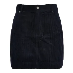 Barbour Tessa Ladies Mini Corduroy Skirt - Navy