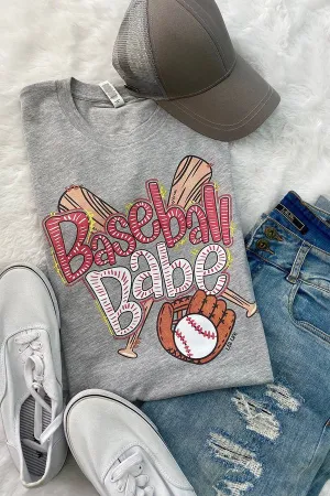 BC BASEBALL BAE- LIGHT GREY