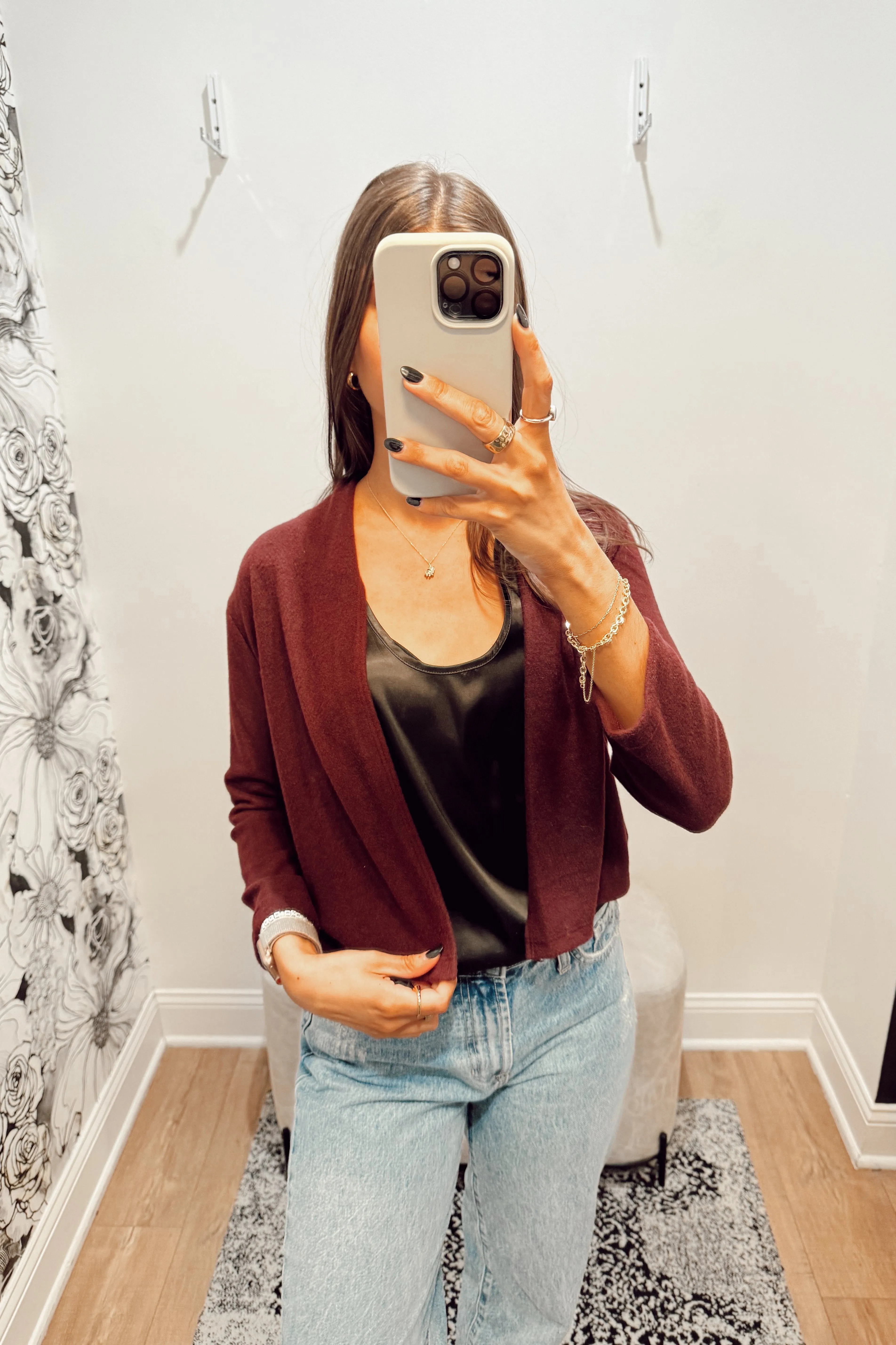 Brushed Knit Bolero Cardigan