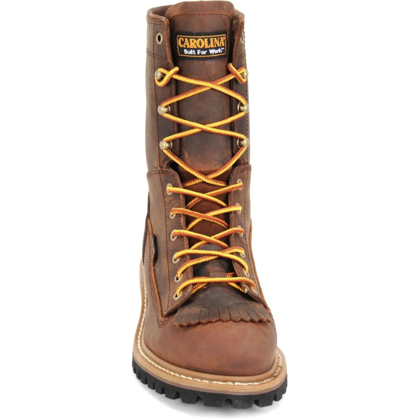 Carolina Men's Spruce 8" Stl Toe WP Logger Work Boot - Brown - CA9824