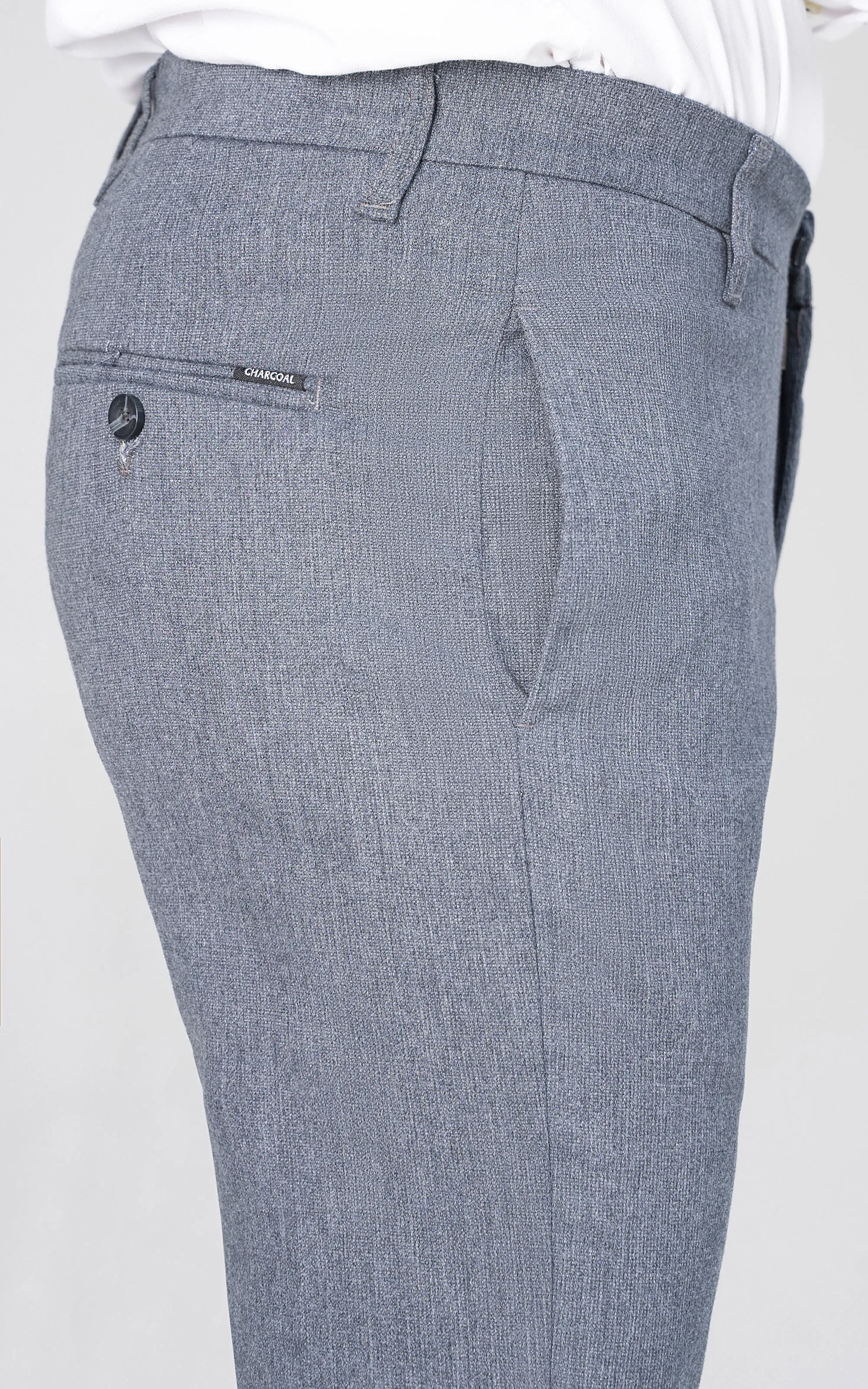 CROSS POCKET CASUAL PANT BLUISH GREY