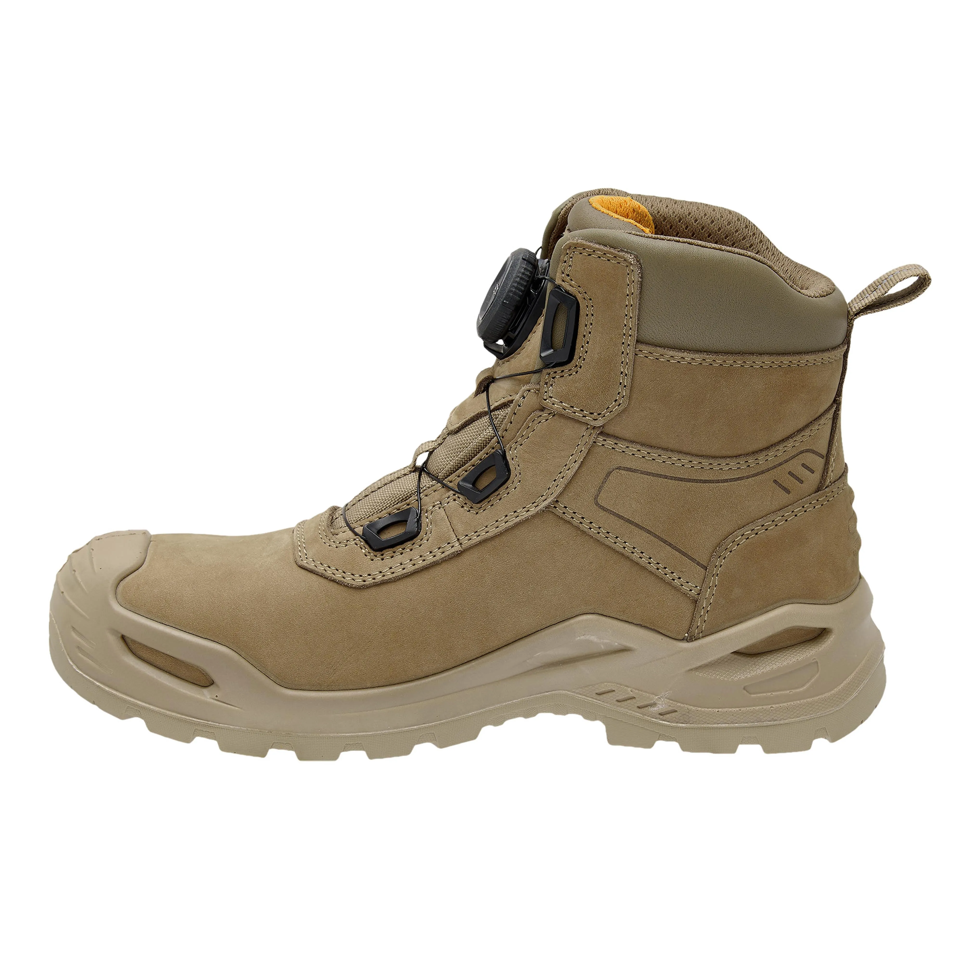 DEWALT Lander Mens Waterproof, BOA®, Nubuck Leather, Wide Fit, Non-Metallic Safety Toe Work Boot