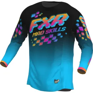 FXR  Youth Podium MX Jersey Mad Skills Lightweight Slim Fit Design Drop-Tail Hem