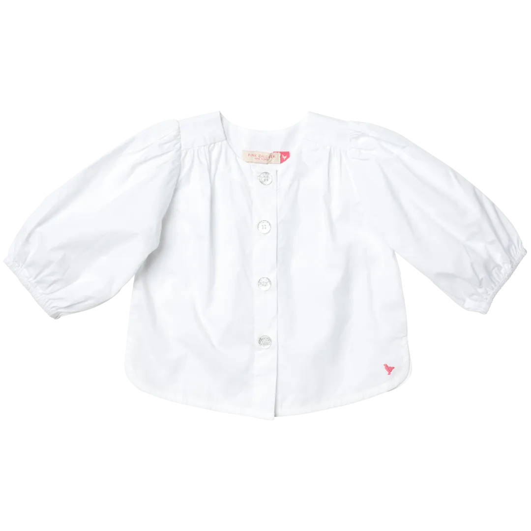 Girls Brooke Top - White