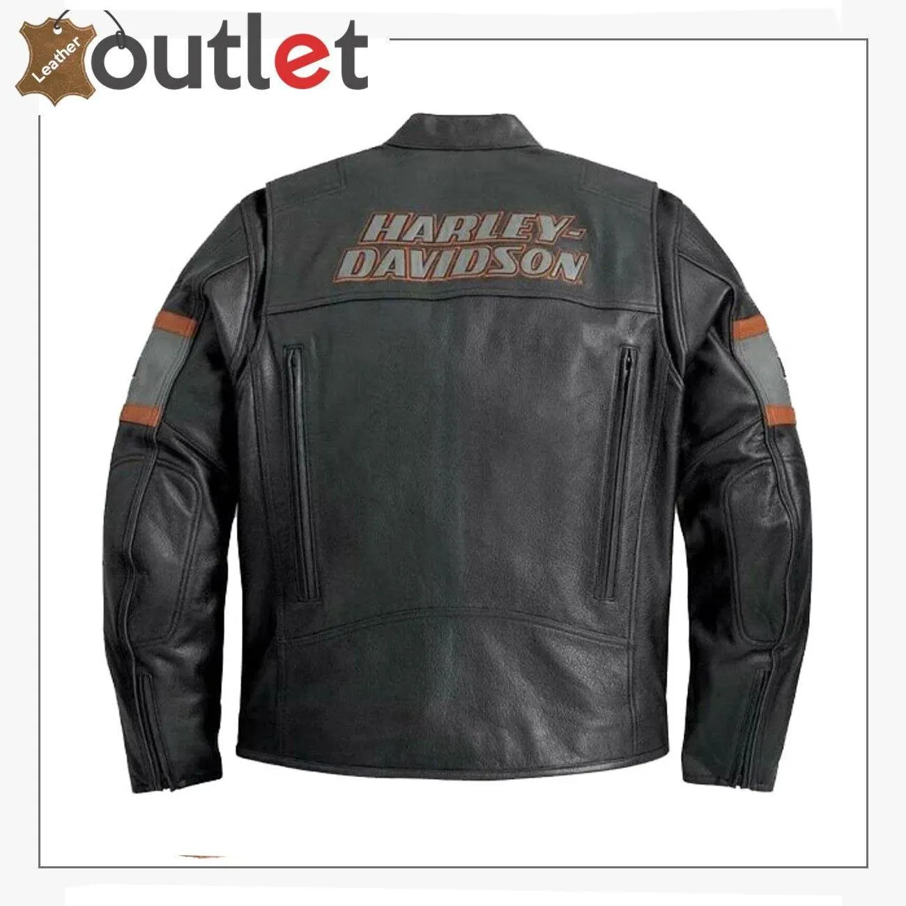 Harley Davidson Biker Genuine Leather Jacket