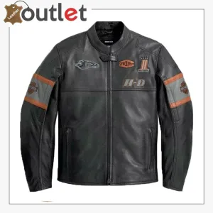 Harley Davidson Biker Genuine Leather Jacket