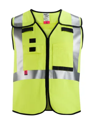 Hi-Vis Vest - Milwaukee® Class 2 Breakaway High Visibility Yellow Safety Vest, 7 Pack, 48-73-531