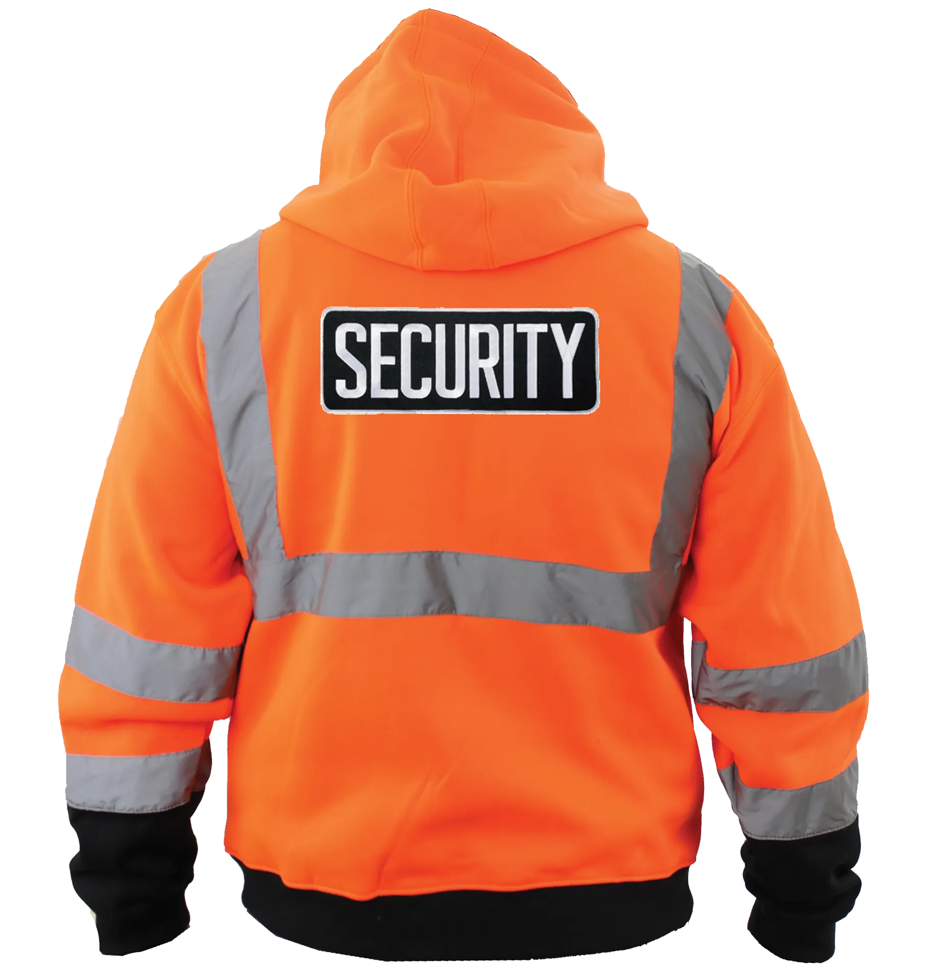 Hi-Visibility Safety Thermal Zippered Hoodie With ID