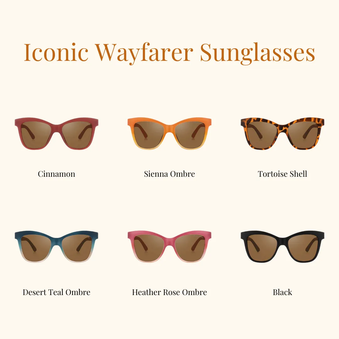 ICONIC WAYFARER : SEMI-BENDABLE & POLARIZED SUNGLASSES | TORTOISE