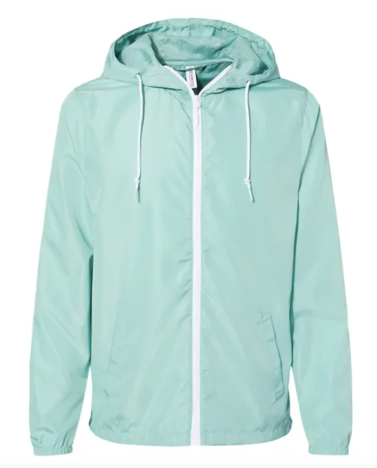 Independent Trading Co. - Unisex Lightweight Windbreaker Full-Zip Jacket