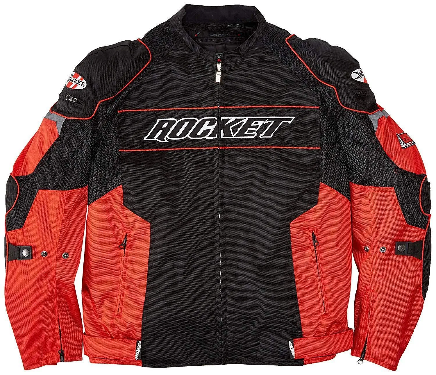 Joe Rocket 'Resistor' Mens Red/Black Mesh Motorcycle Jacket