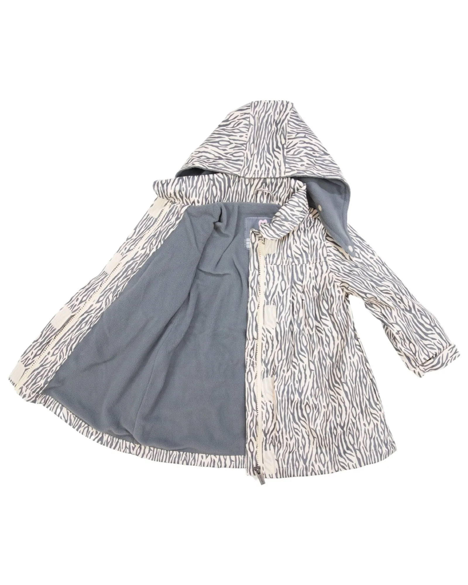 Korango Raincoat Tiger Stripes Taupe