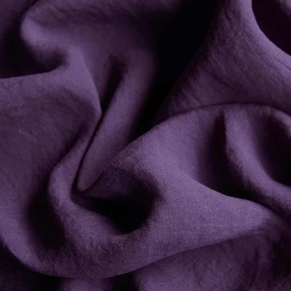 Linford Aubergine Washed Linen