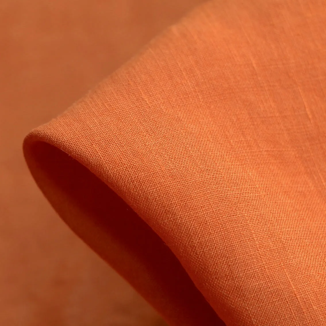 Linford Pumpkin Washed Linen