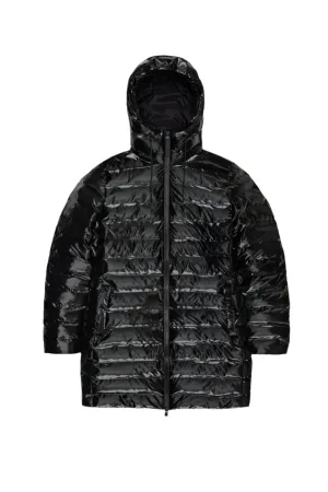 Lohja Long Puffer Curve Jacket in Night