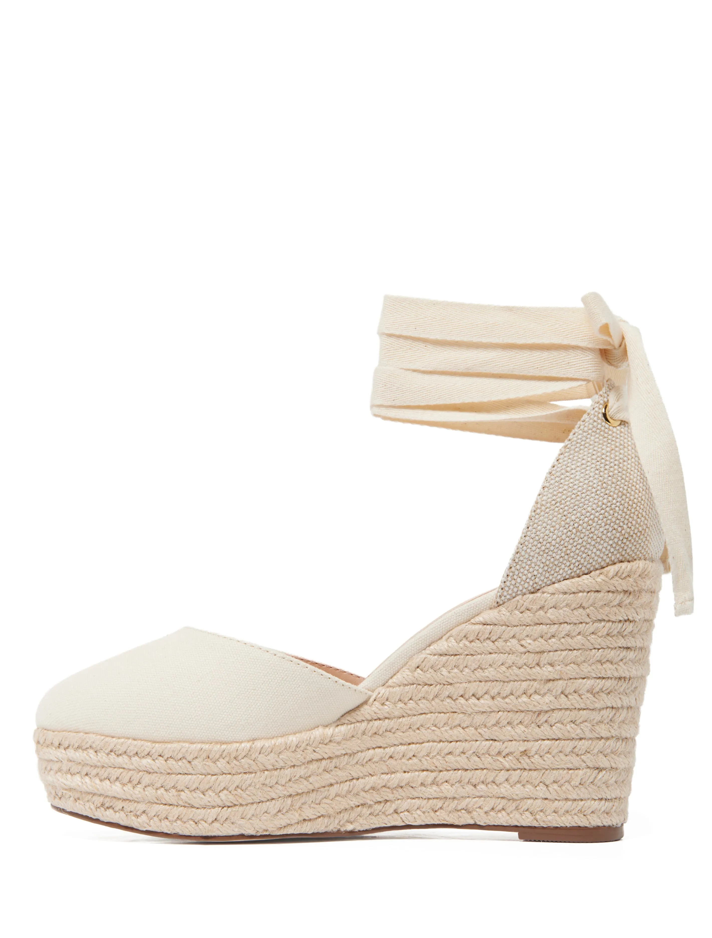 Martha Covered Toe Espadrille Wedge Heel