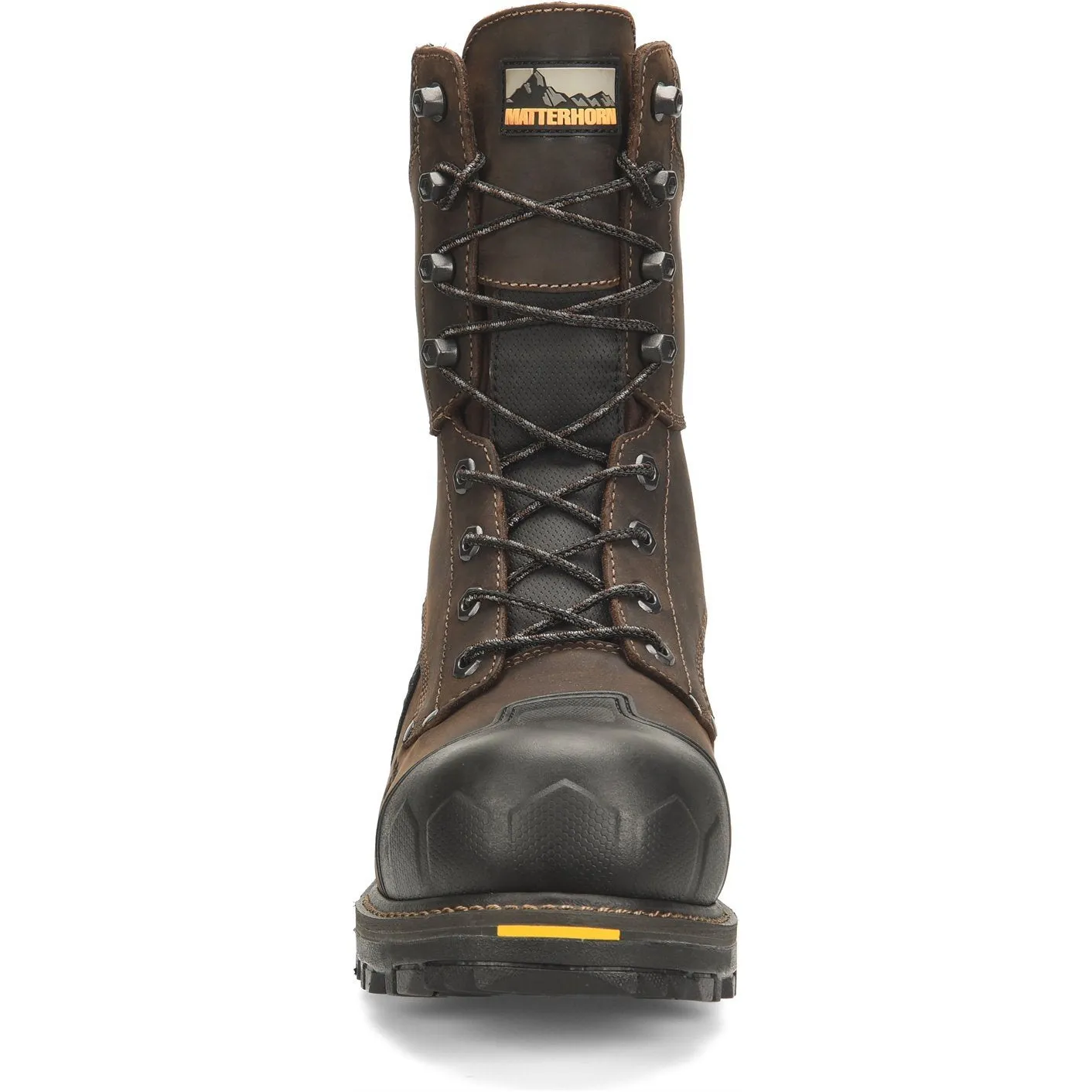 Matterhorn Men's Max 8" Comp Toe WP Logger Work Boot Brown MT2560