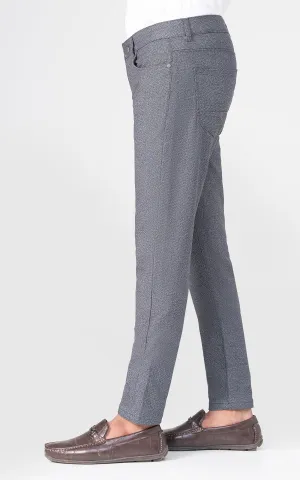 MELANGE 5-POCKET PANT CHARCOAL