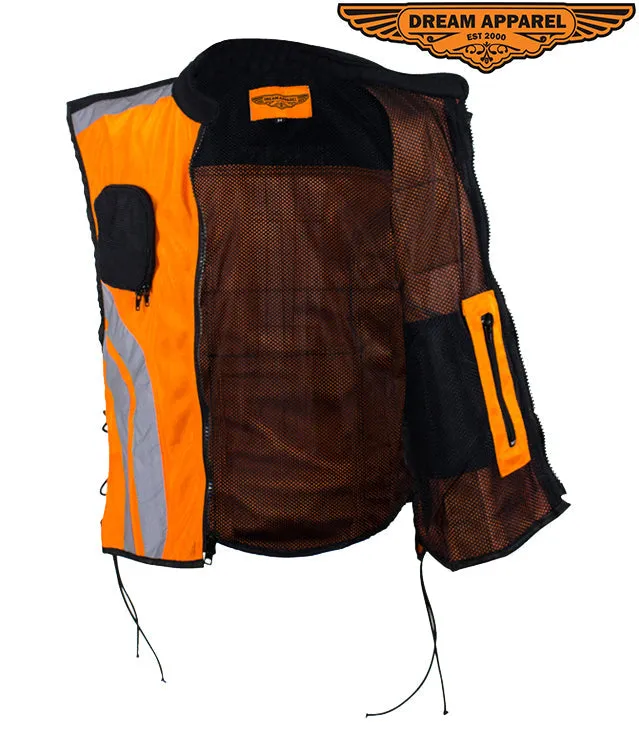 Mens Light Weight Reflective Vest