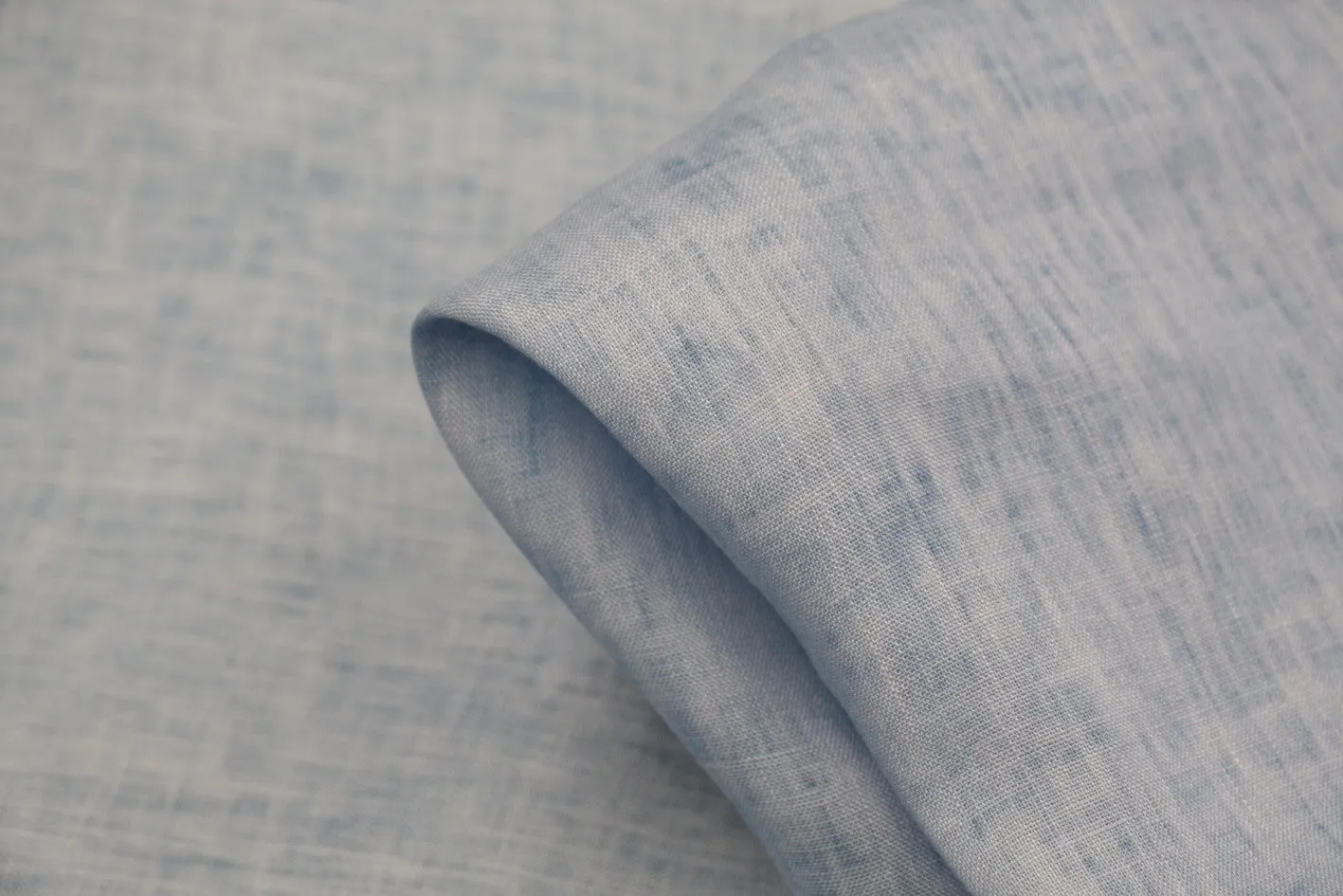 Minford Blue Mist Hanky Linen