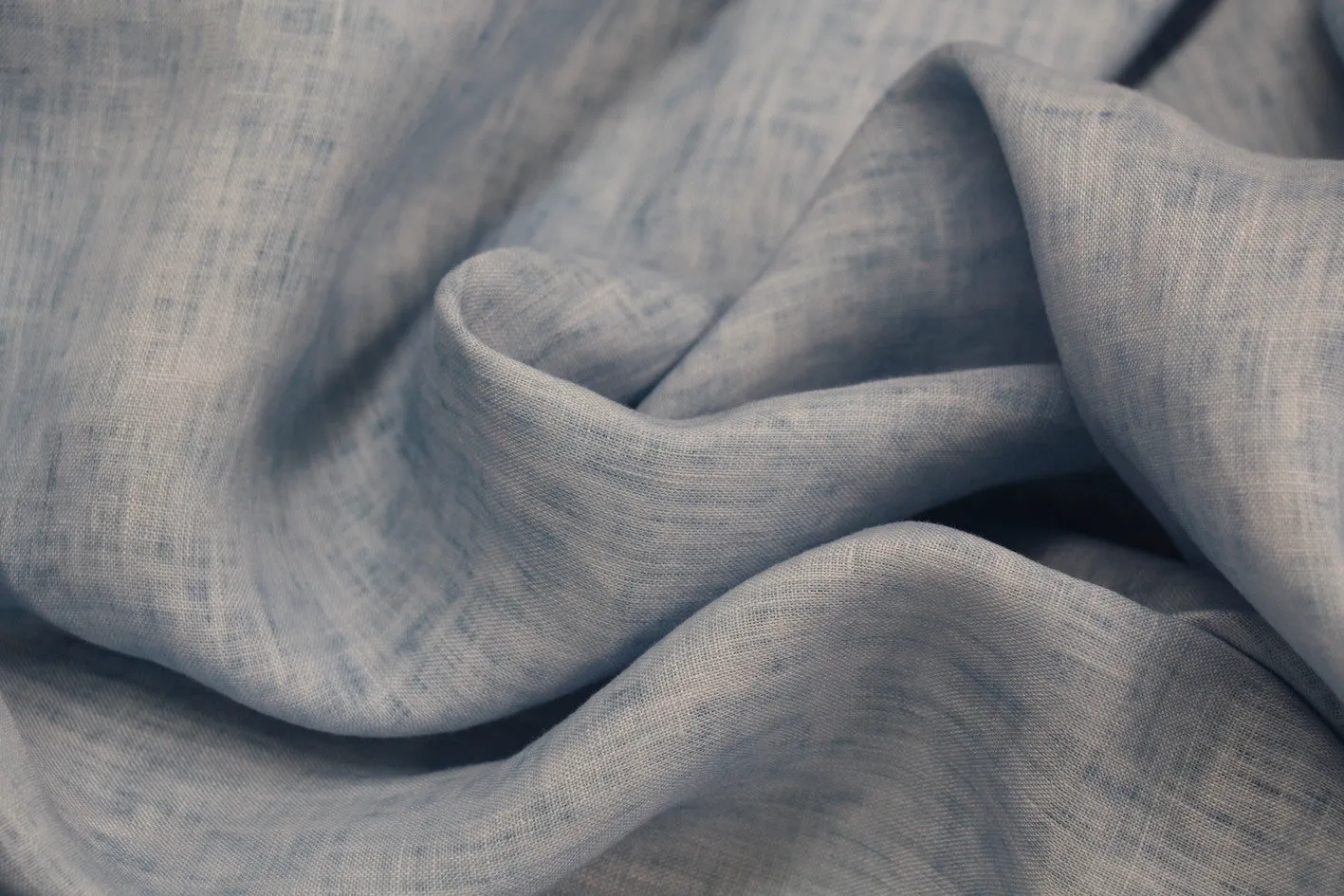 Minford Blue Mist Hanky Linen