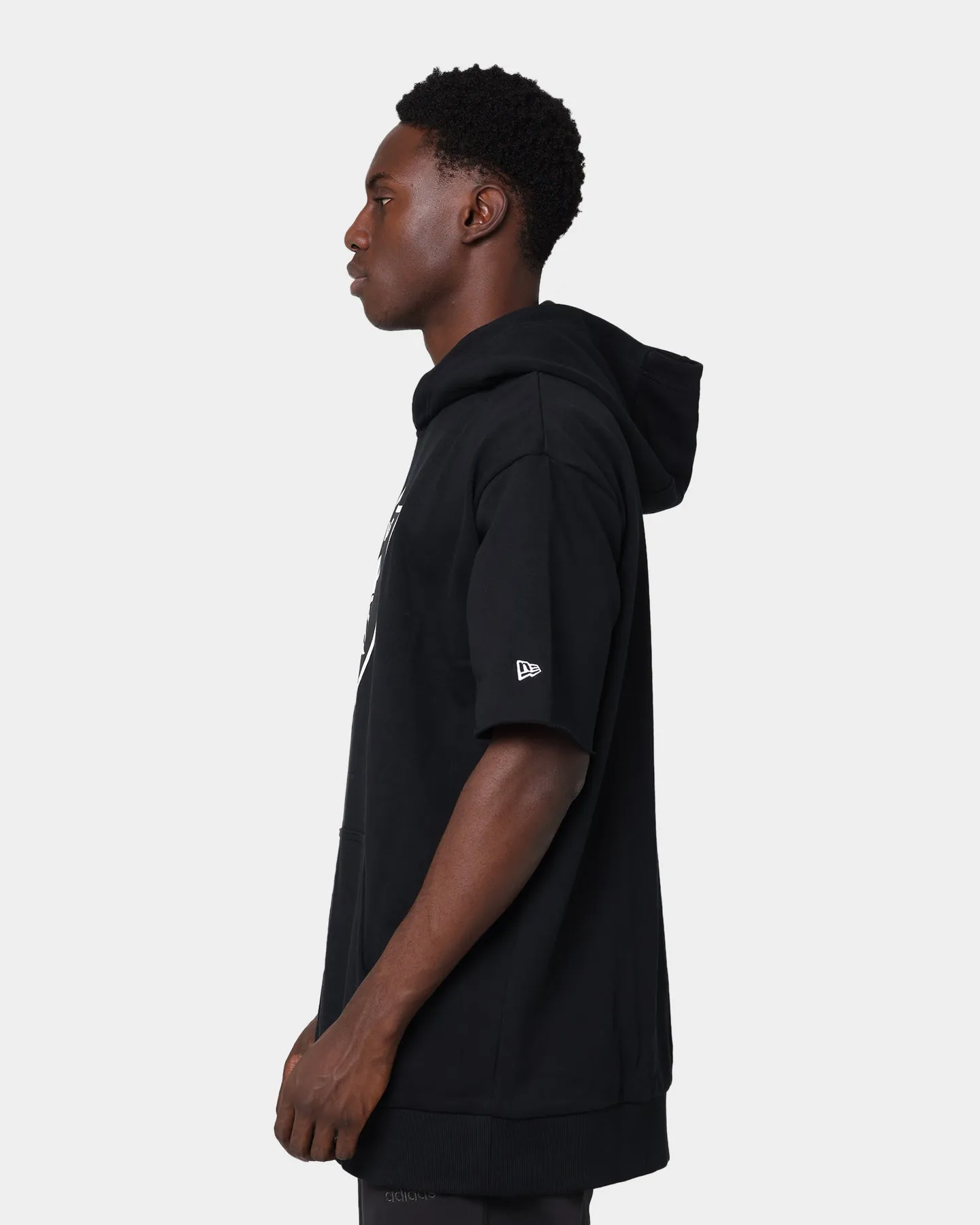 New Era Las Vegas Raiders Oversized Short Sleeve Hoodie Black