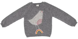 NW411 Grey Bird Sweater