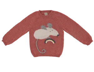 NW414 Pink Mouse Sweater