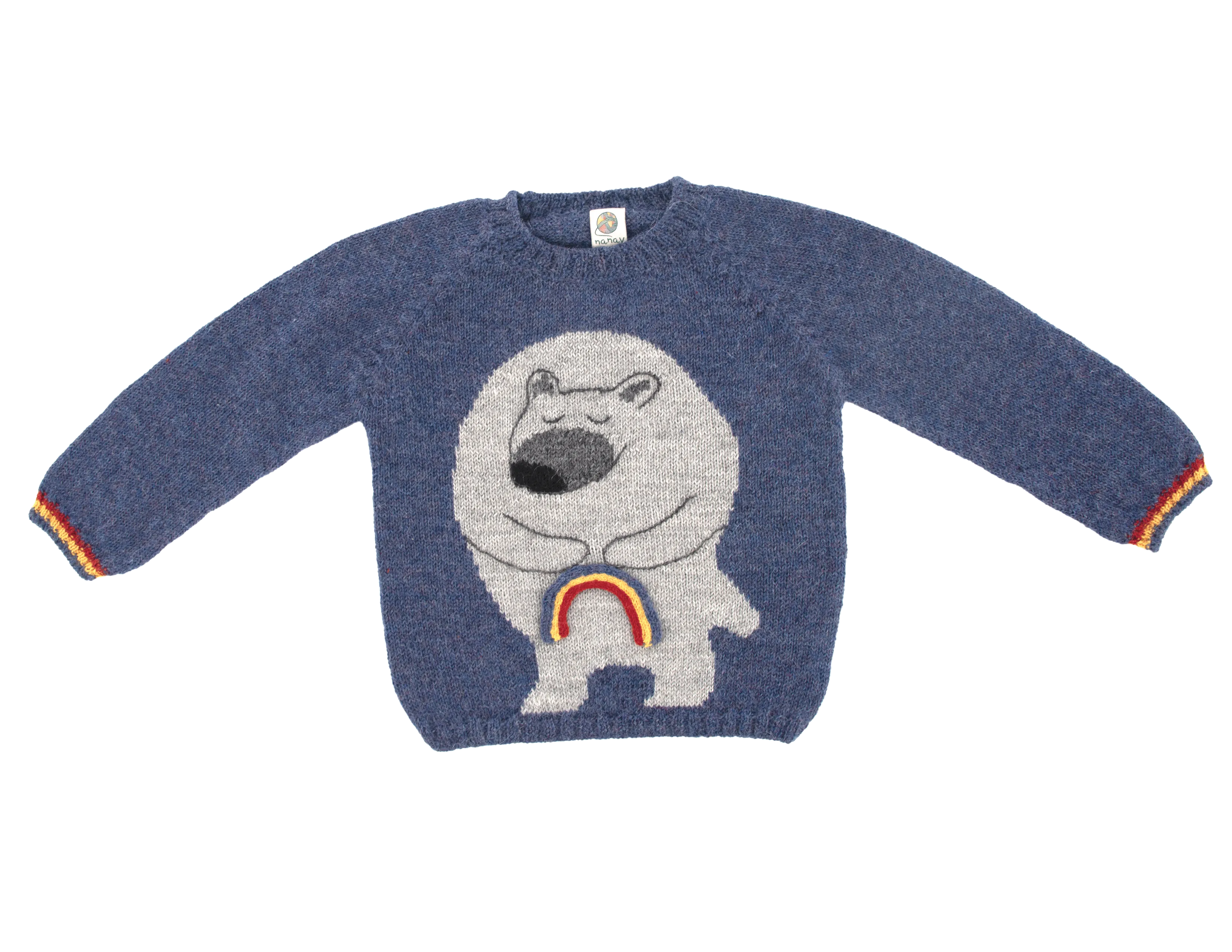 NW421 Bear Blue Sweater