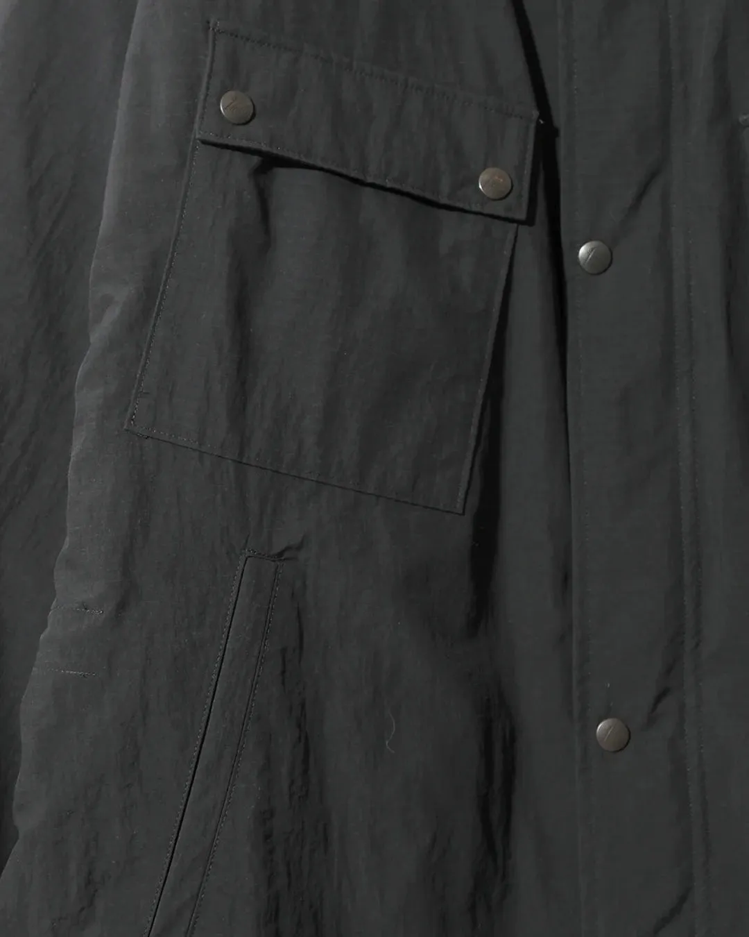 Nylon Ripstop C.P. Coat - Black