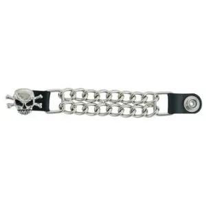 PKV147D Vest Extender - Skull W/Bones