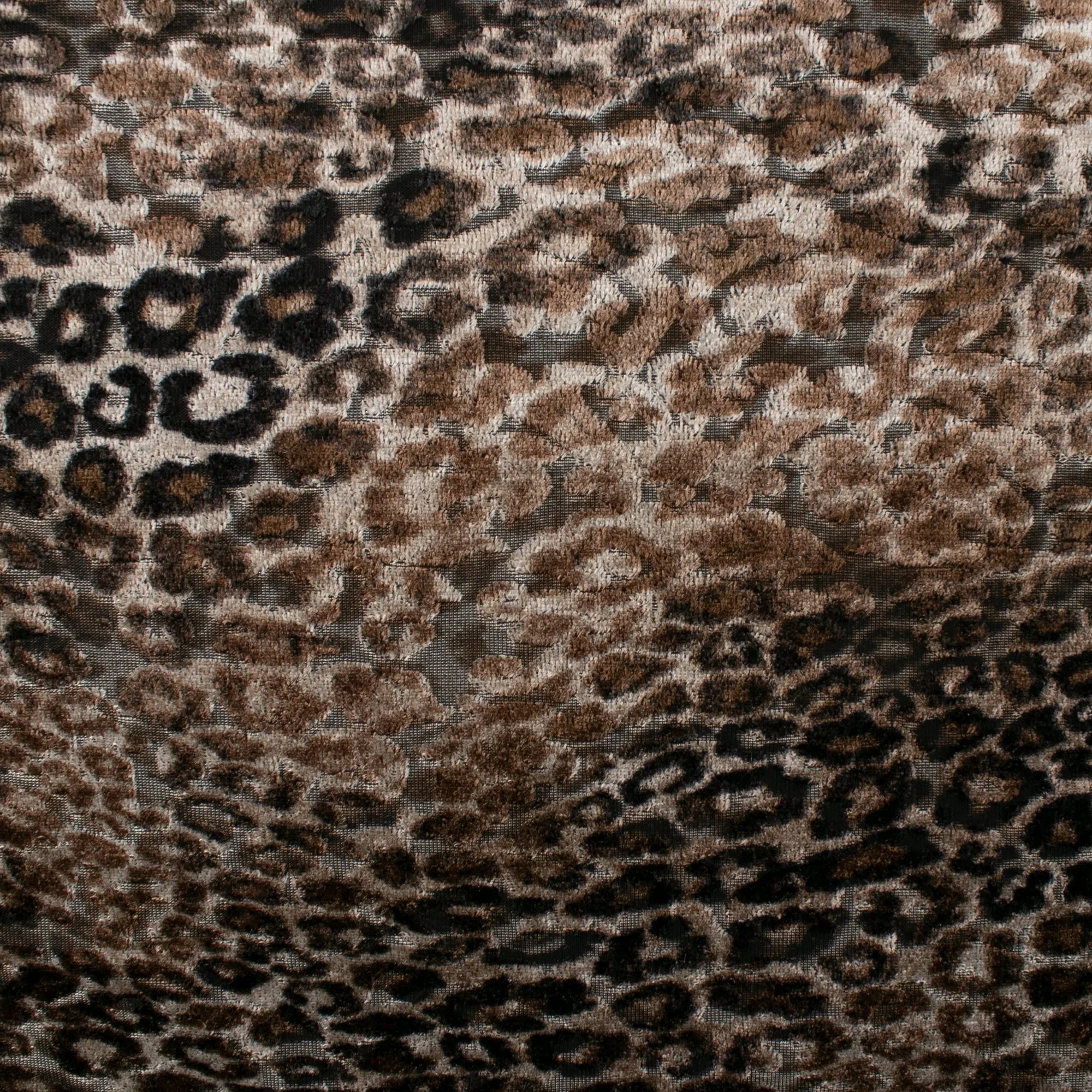 Printed knit - WILD LIFE - Leopard - Mix Brown