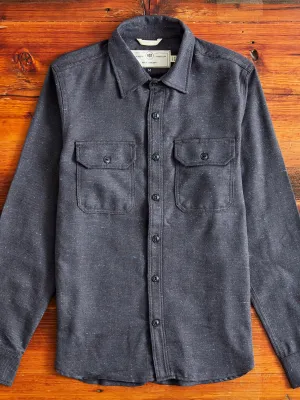 "Field Shirt" in Grey Rainbow Nep