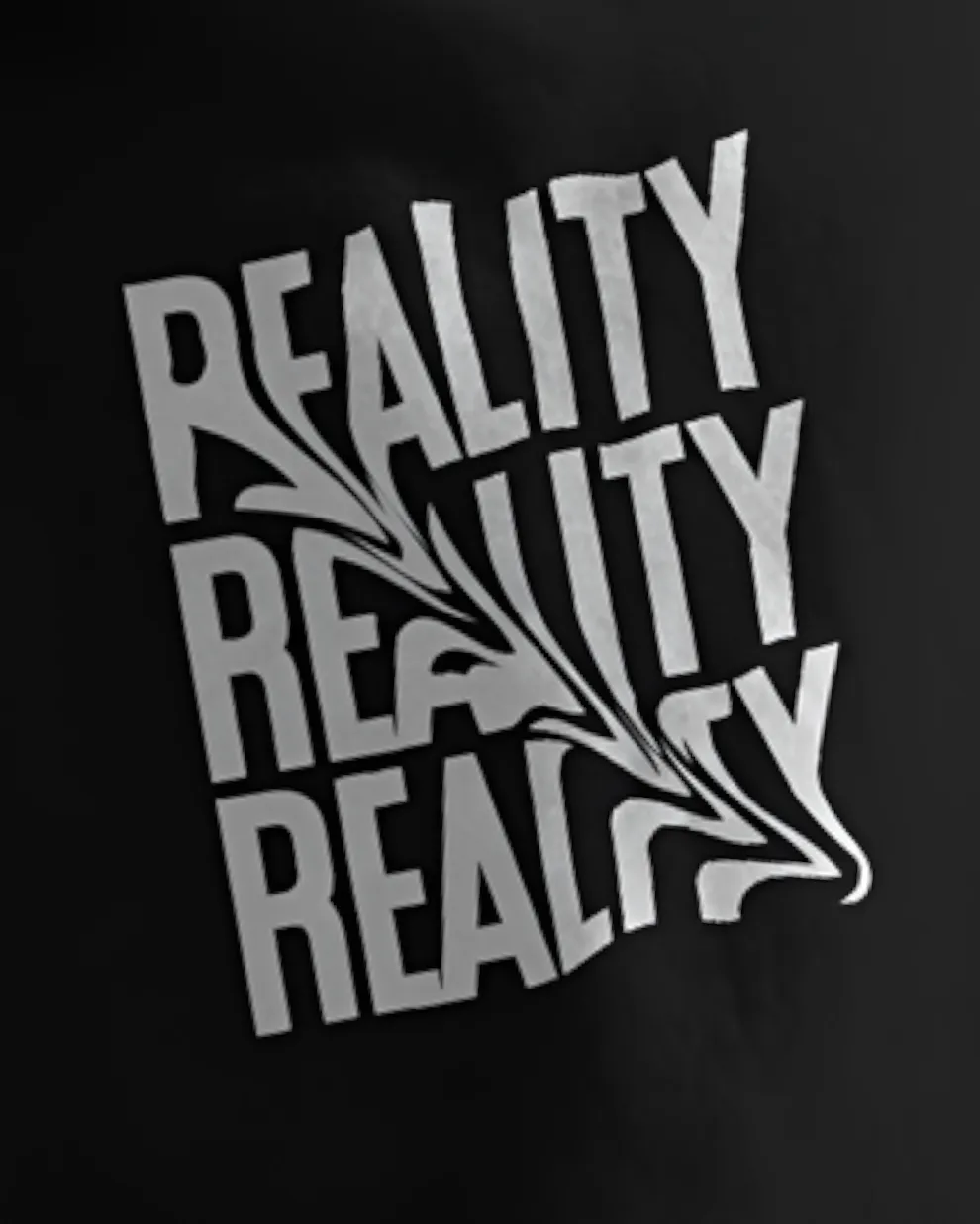 Reality Relaxed Fit Black Hoodie For Men By DemonWear