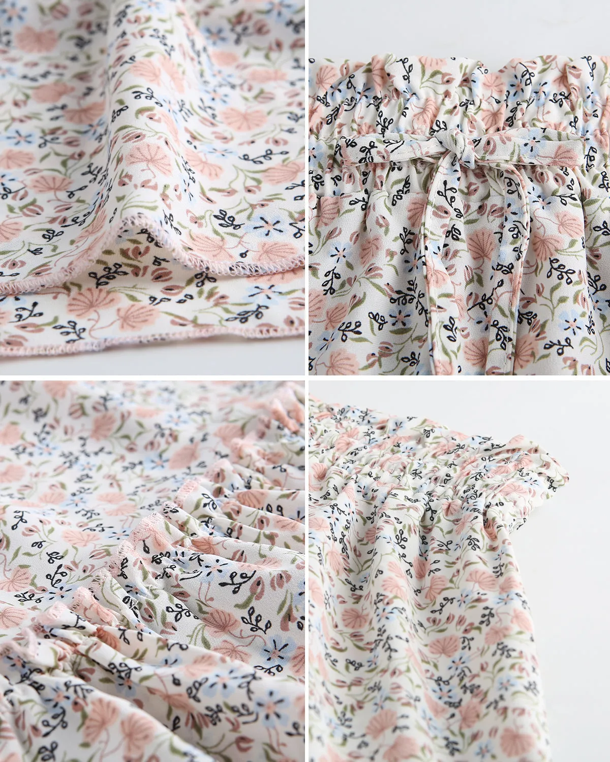 Ruffle Skirt Floral Print Skirt