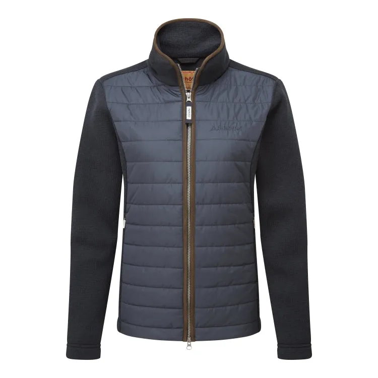 Schoffel Ladies Burley Hybrid Jacket - Petrol Blue