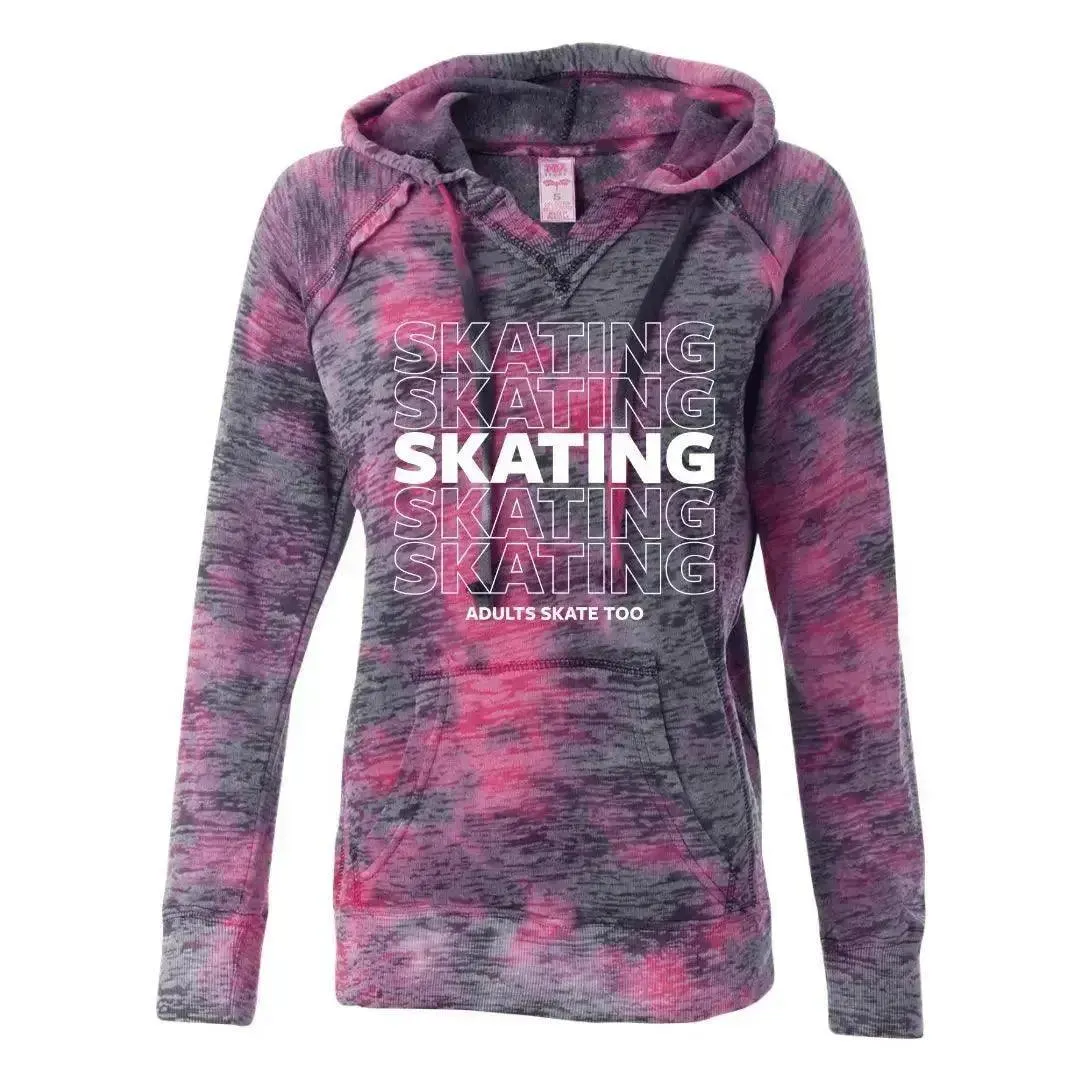 SKATING Burnout Hooded Sweatshirt