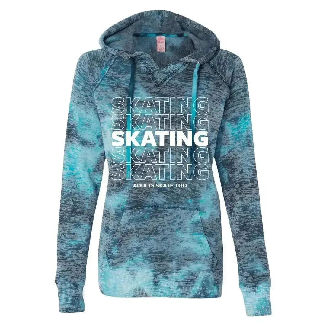 SKATING Burnout Hooded Sweatshirt