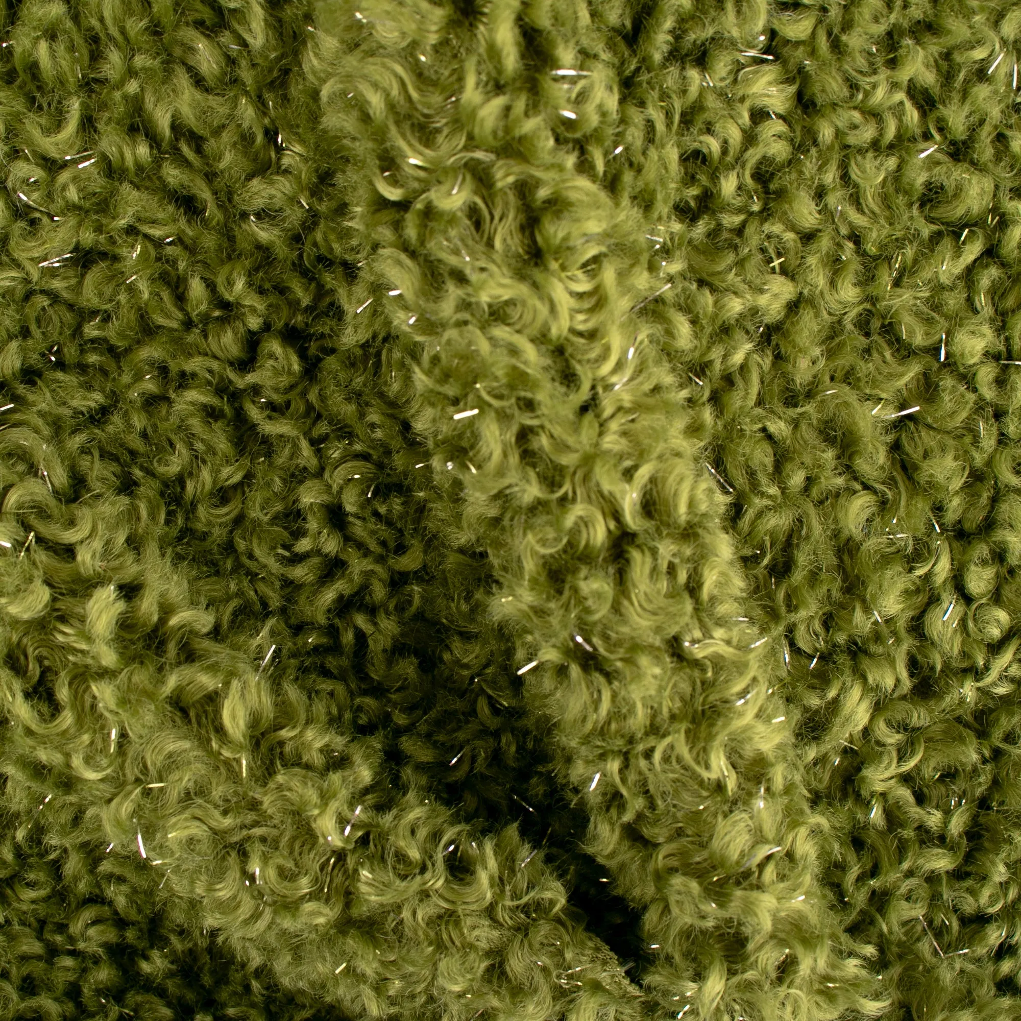 Solid Metallic Bouclé - MARGOT - Green