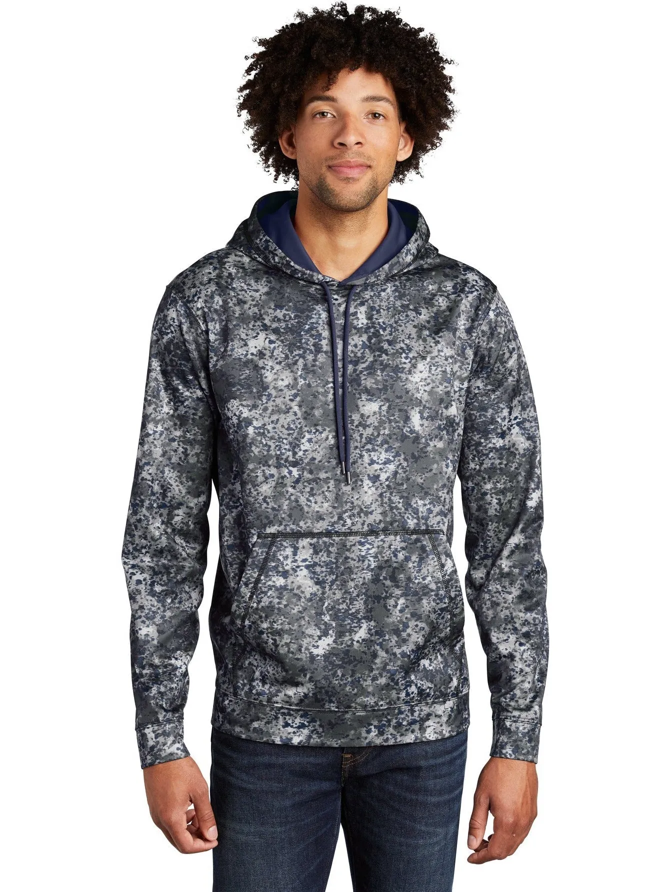 Sport-Tek Sport-Wick Mineral Freeze Fleece Hooded Pullover