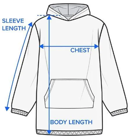 The Eye of the Ocean Wearable Blanket Hoodie