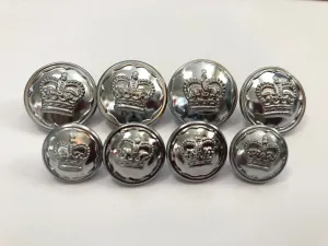 Tunic Buttons Set With Crown