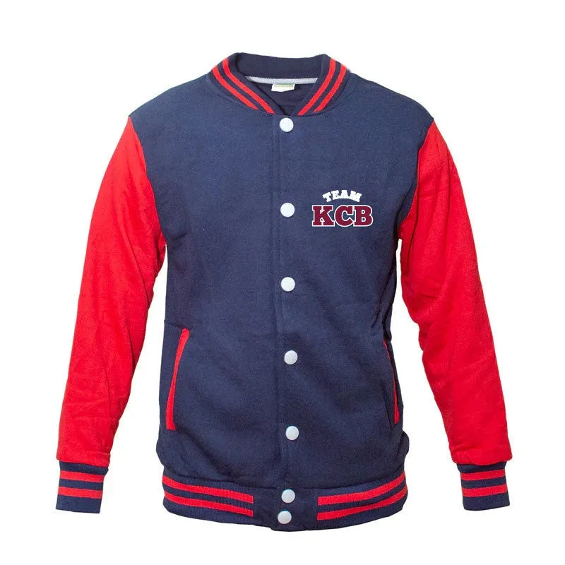 Varsity Team KCB College Jacket - Navy Blue & Red