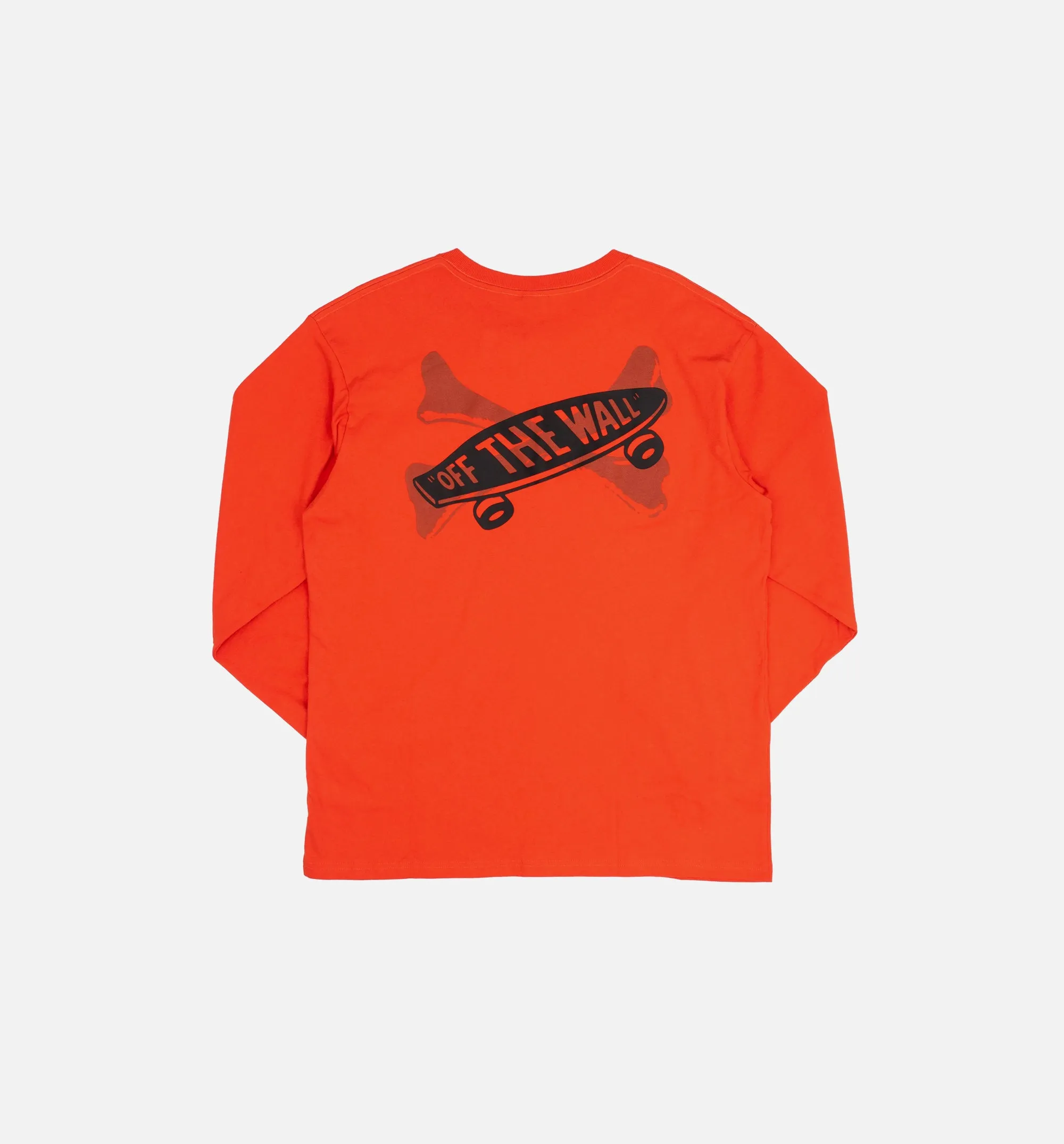 X WTAPS Long Sleeve Mens T-Shirt - Orange/White/Black