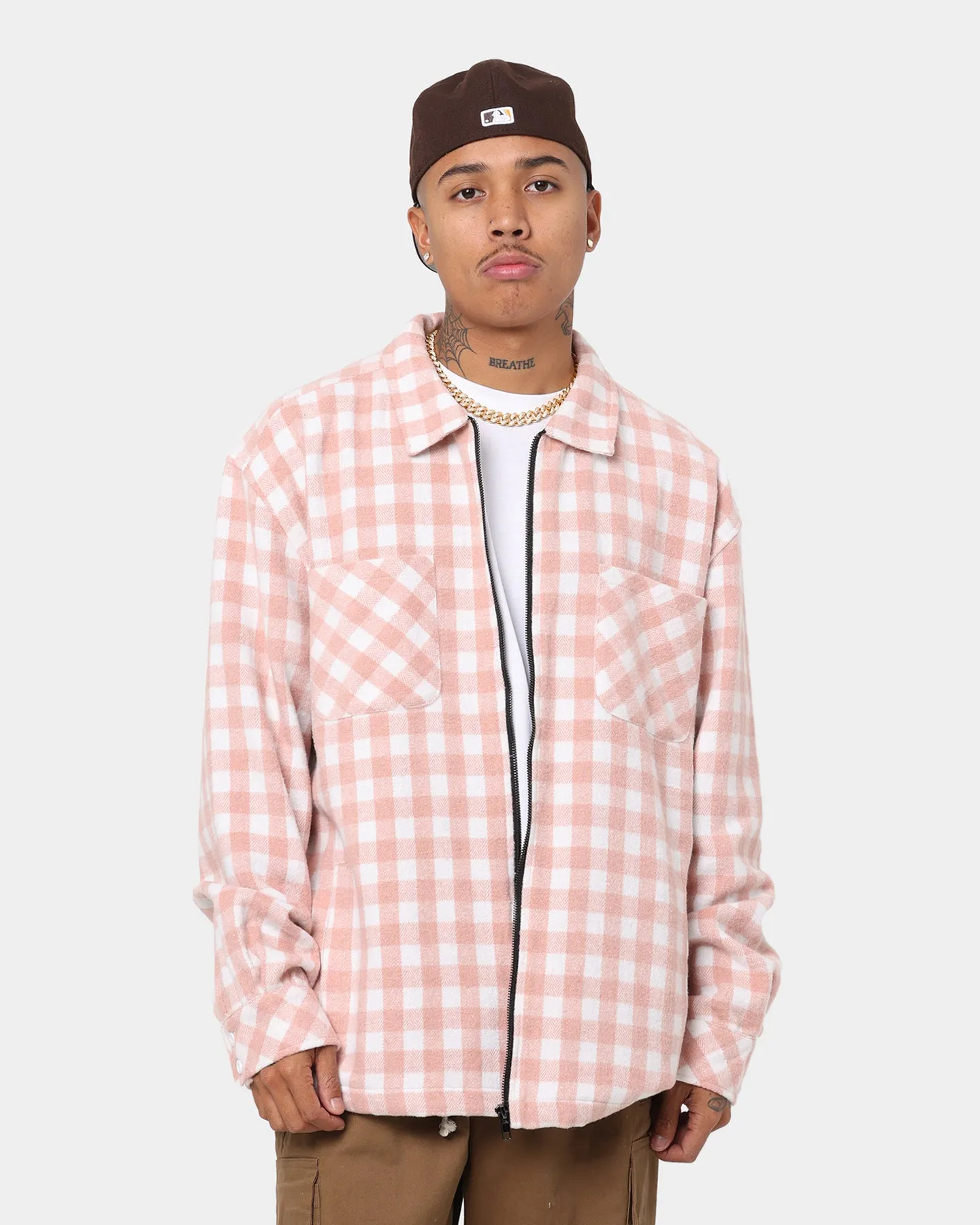 XXIII Vitus Zip Up Flannel Shacket Twilight