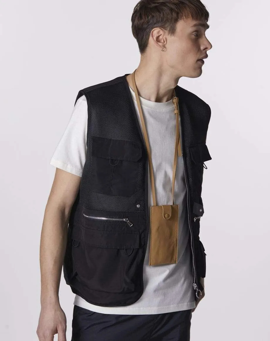 YAMUNA UTILITY MEN'S GILET | BLACK